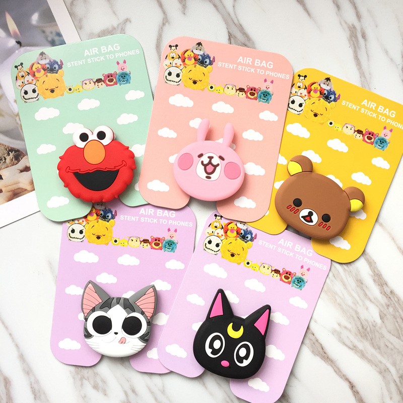 Giá đỡ điện thoại từ silicon mềm hình động vật 3D dễ thương | BigBuy360 - bigbuy360.vn