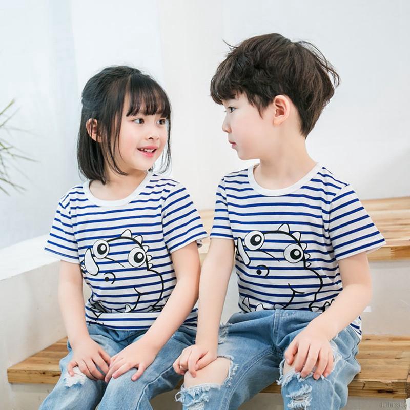 Áo thun họa tiết hoạt hình dễ thương dành cho bé trai và bé gái từ 1-10 tuổi