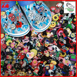 Sỉ nút gắn dép crocss - Jibbitz Charm sticker cài dép sục