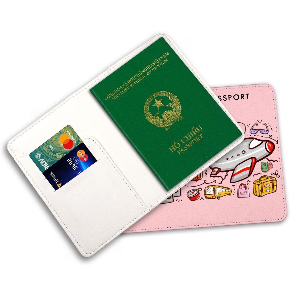 Bao Da Hộ Chiếu / Passport Du Lịch Nam - Nữ ( in tên cá nhân ) Travelust - PPT141 STORMBREAKER