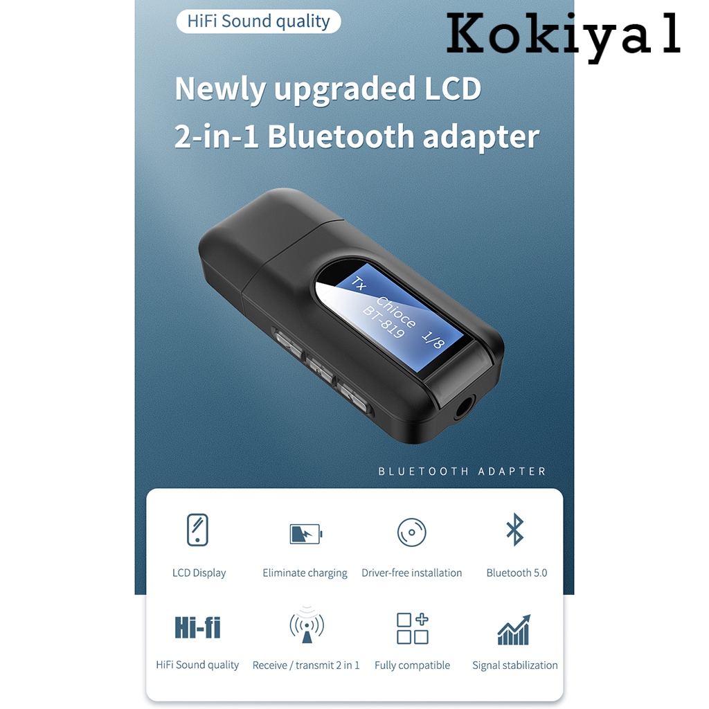 Usb Bluetooth 5.0 Kokaya1 Có Màn Hình Lcd Cho Pc Tv | BigBuy360 - bigbuy360.vn
