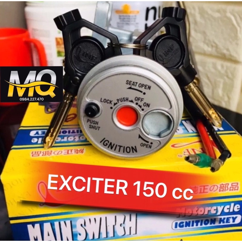 BỘ Ổ KHOÁ XE MÁY YAMAHA- EXCITER 150cc  mQ.shop