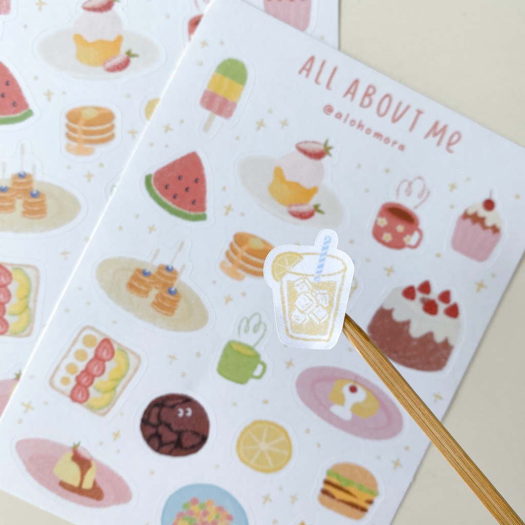 ALL ABOUT ME Sticker Sheet | alohomora