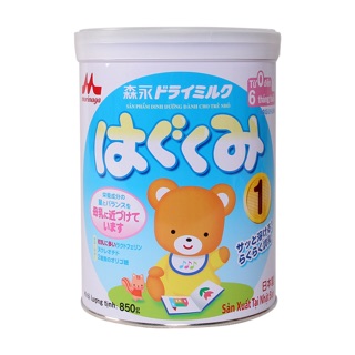 Sữa morigana số 1 850g 0-6 tháng