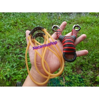 Ná Cao Su Đúc Dây Tròn Bắn Chim DANKHUNG( thép đen đúc ) TẶNG 2 DÂY 5.0MM