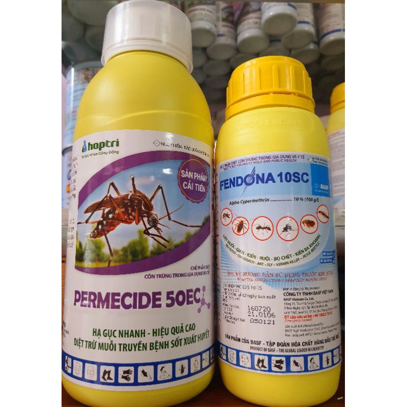 Thuốc diệt bọ đậu đen Fendona 50ml và Permecide 100ml hiệu quả