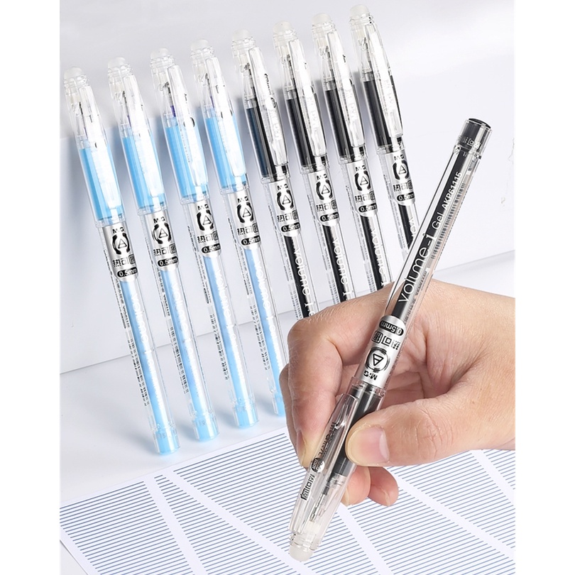 Bút mực gel nước xóa được M&G AKP61115 ngòi 0.5mm I Bút 61115 có ruột 3020  thay thế