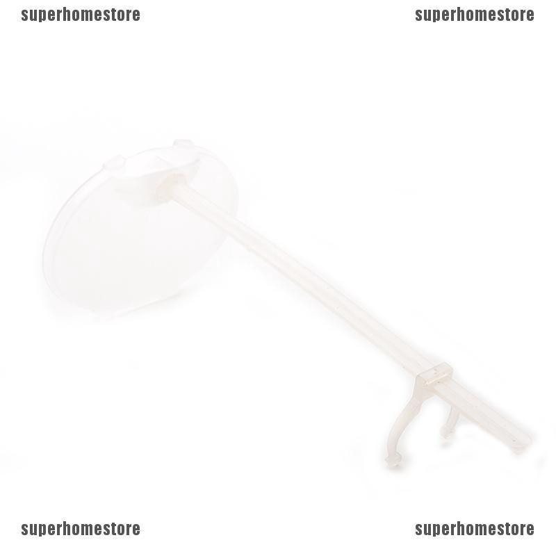 1 Giá Đỡ Treo Quần Áo Búp Bê Bằng Nhựa Màu Trắng