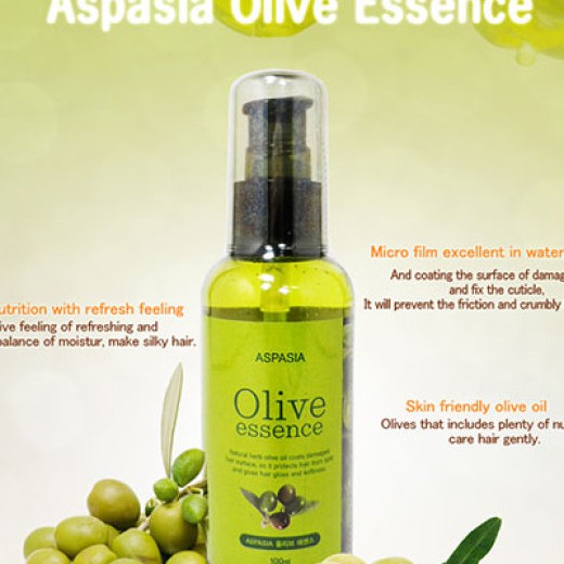Tinh Chất Phục Hồi Tóc Hư Tổn Từ Olive Aspasia Oilve Essence 100ml