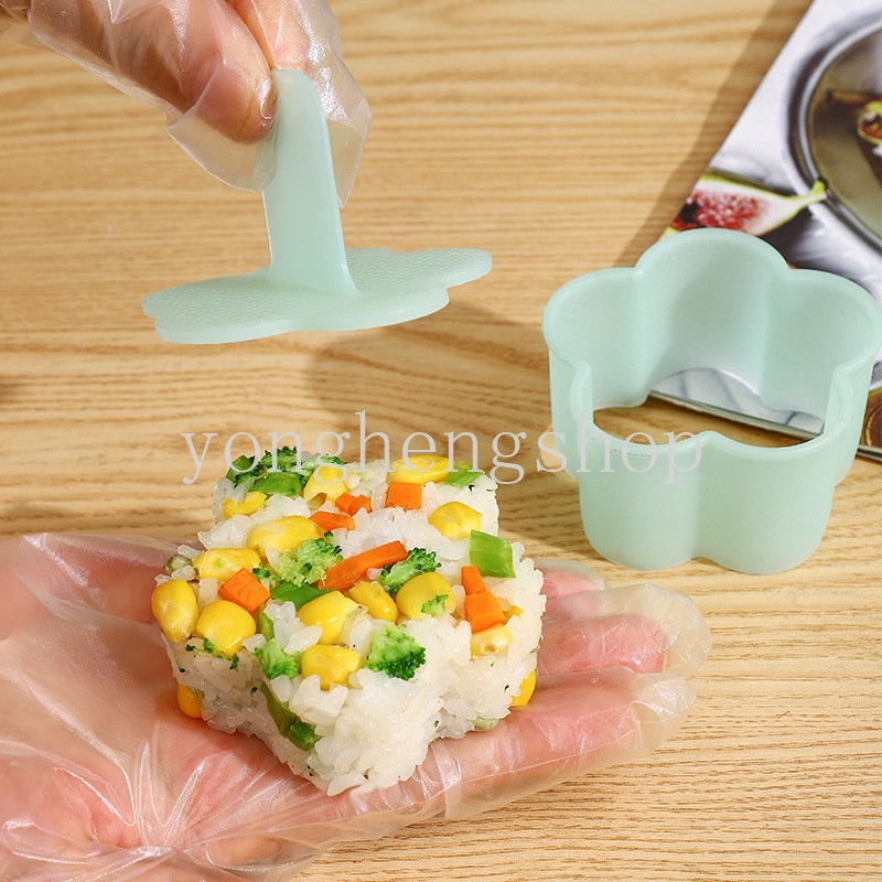 Set 5 Khuôn Làm Cơm Nắm Chống Dính Dễ Thương