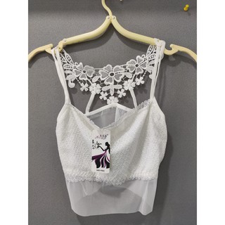 Áo bra ren 2 dây màu đen, trắng ok269434