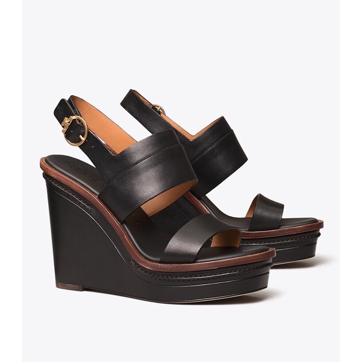 Sandal đế cao Torryburch da thật_hàng dư xịn