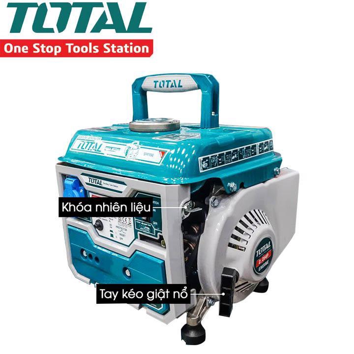 Máy phát điện động cơ xăng Total (800W) - Độ ồn thấp, thiết kế đơn giản, dễ sử dụ