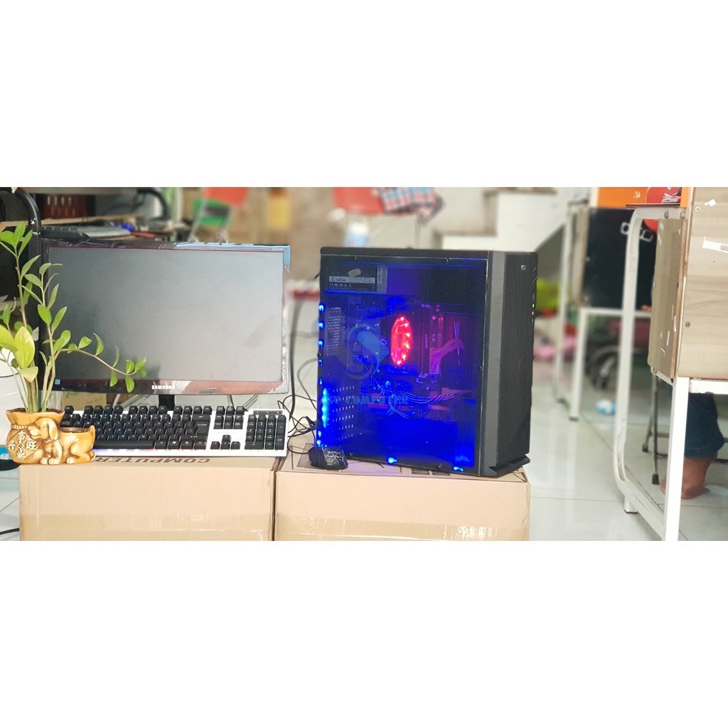 (HOT SALE) Bộ máy tính chơi game AMD A8 7600K, Ram 8G, SSD 120G, LCD 22in LED full bộ