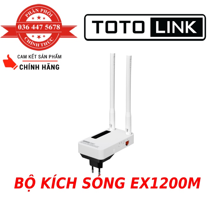 Bộ Kích Sóng Mổ Rộng Sóng Wifi EX1200M - Thiết bị mở rộng sóng Wi-Fi băng tần kép AC1200