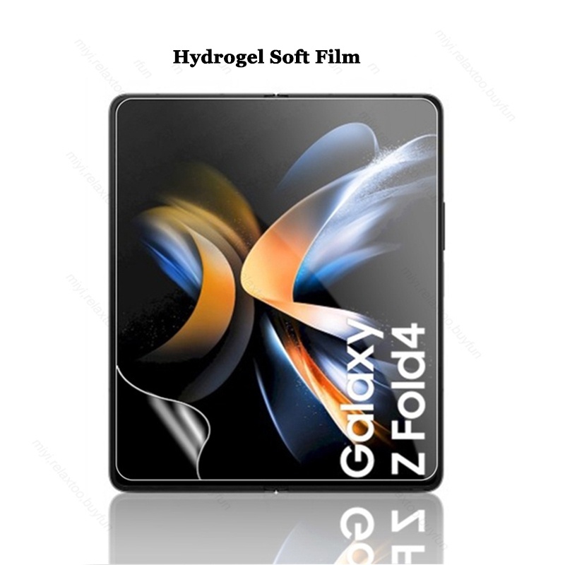 3In1 Tempered Glass + hydrogel soft film Screen Protector + lens film for Samsung Galaxy Z Fold 4 5G fold4