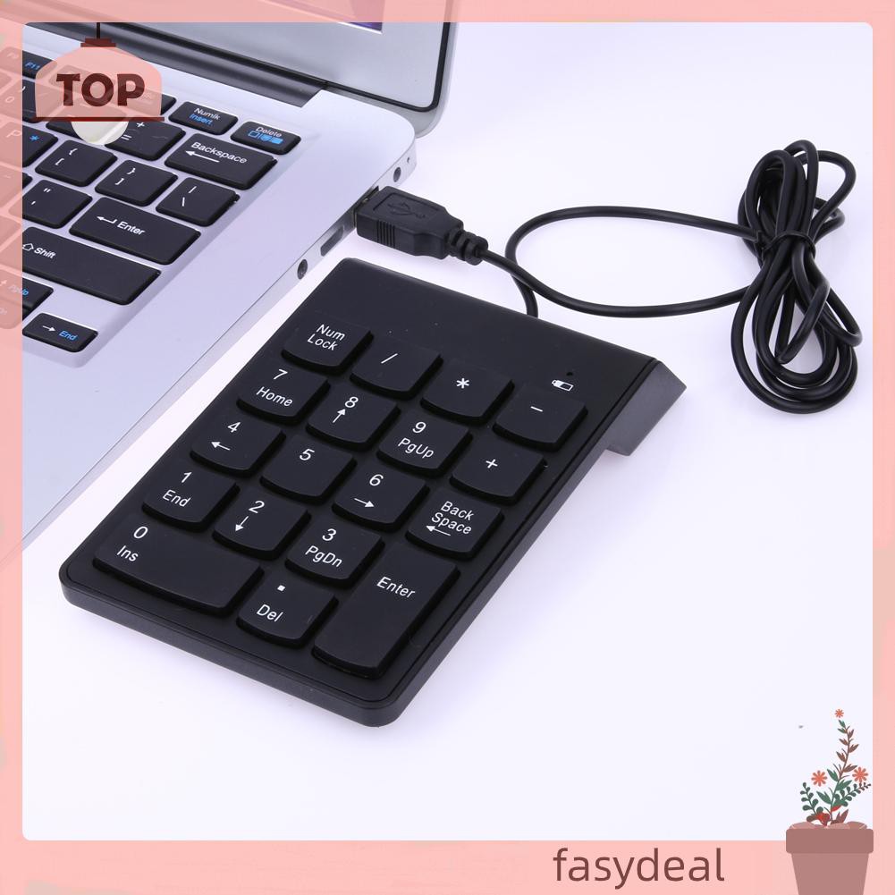 (Fas) Bàn Phím Số 18 Phím Cho Laptop Note