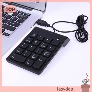 (Fas) Bàn Phím Số 18 Phím Cho Laptop Note