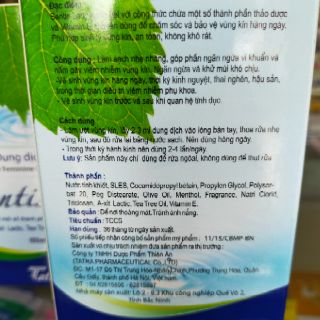 DUNG DỊCH VỆ SINH Santis  Lady 100ml