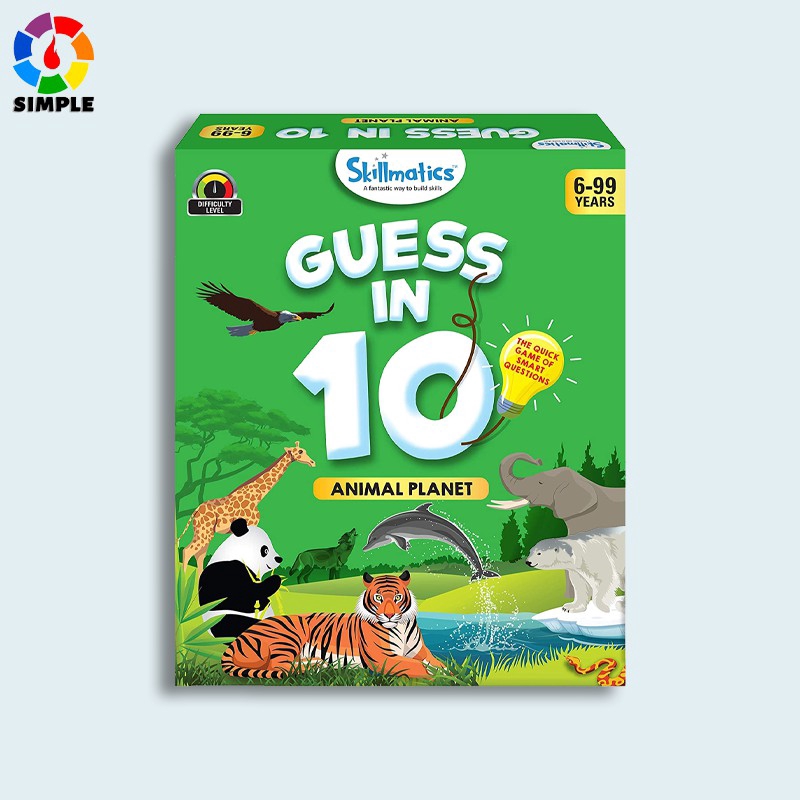 Animal Planet - Guess in 10 Bộ Trò Chơi Ghép Hình Thú Vị Giúp Phát Triển Trí Não Cho Bé