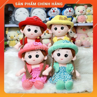 Búp Bê Bông Mũ Nhung ❤️ FREESHIP ❤️ Gấu Bông Búp Bê Dễ Thương Cho Bé Yêu