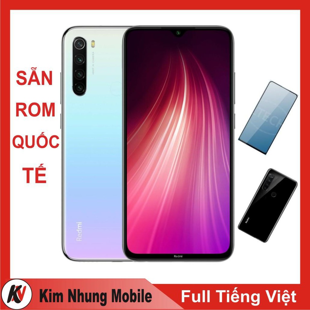 Điên thoại Xiaomi Redmi Note 8 (99%) 4/64GB, 6/64GB, 6/128GB  + Ốp Lưng Cường lực  - Hàng Nhập Khẩu | WebRaoVat - webraovat.net.vn