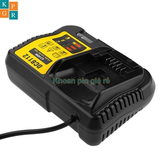 Sạc pin dewalt dcb112 14v 18v li-ion 3.7v nhận mạch zin
