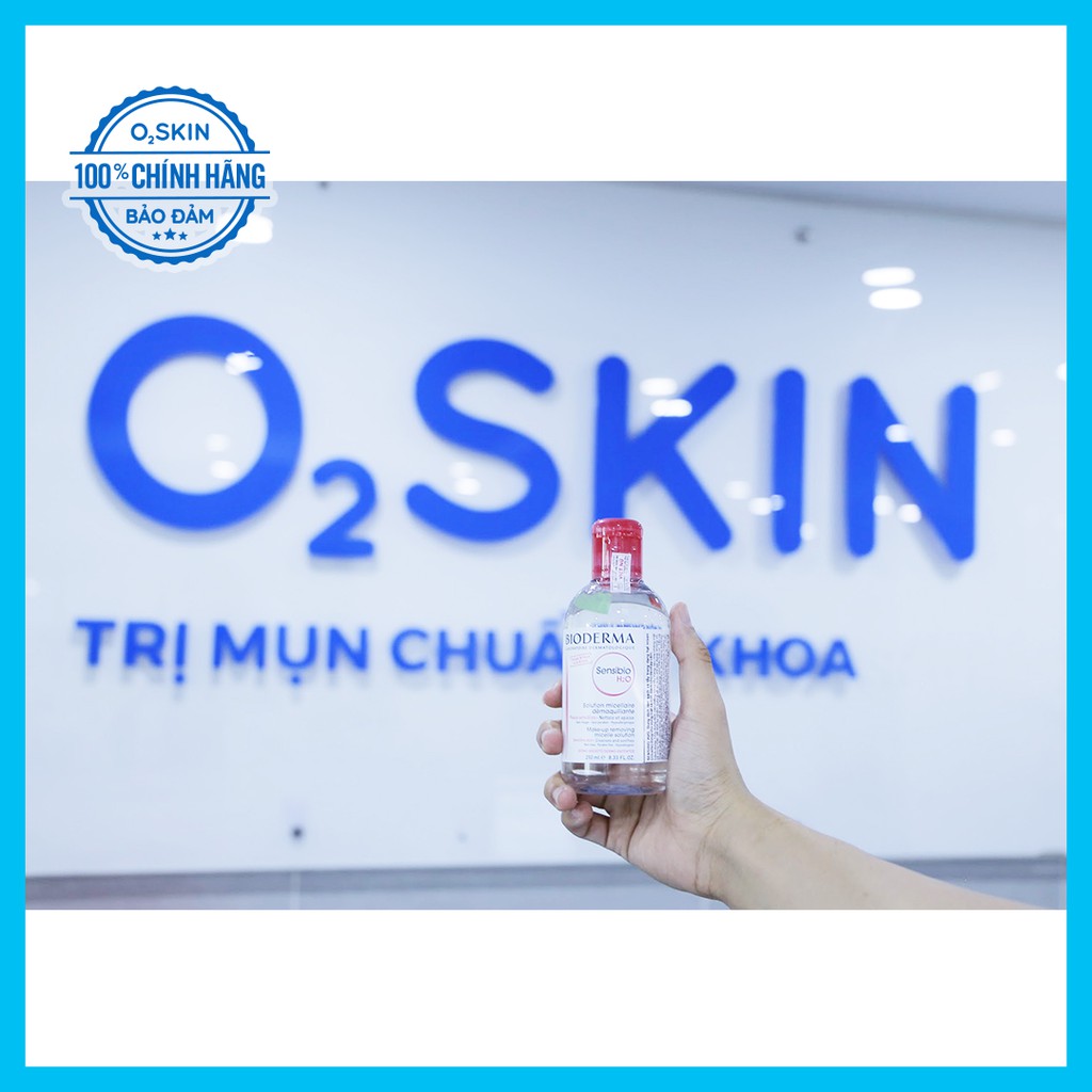 Nước Tẩy Trang Cho Da Nhờn, Nhạy Cảm Bioderma Sensibio H2O 100ml ~ 500ml Cam Kết Chính Hãng