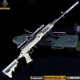 Mô Hình PUBG - Phụ Kiện PUBG - SKS 36cm (Nắp ráp)