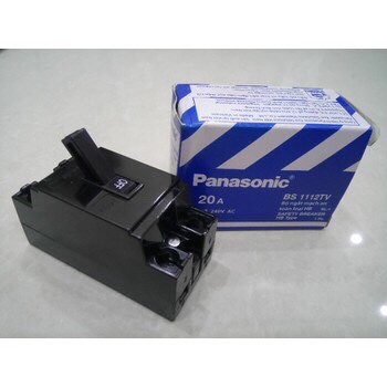 Cầu dao (aptomat), CB Cóc An toàn, Panasonic: 10A, 15A, 20A, 30A, 40A, mặt chụp+đai sắt - hàng chính hãng