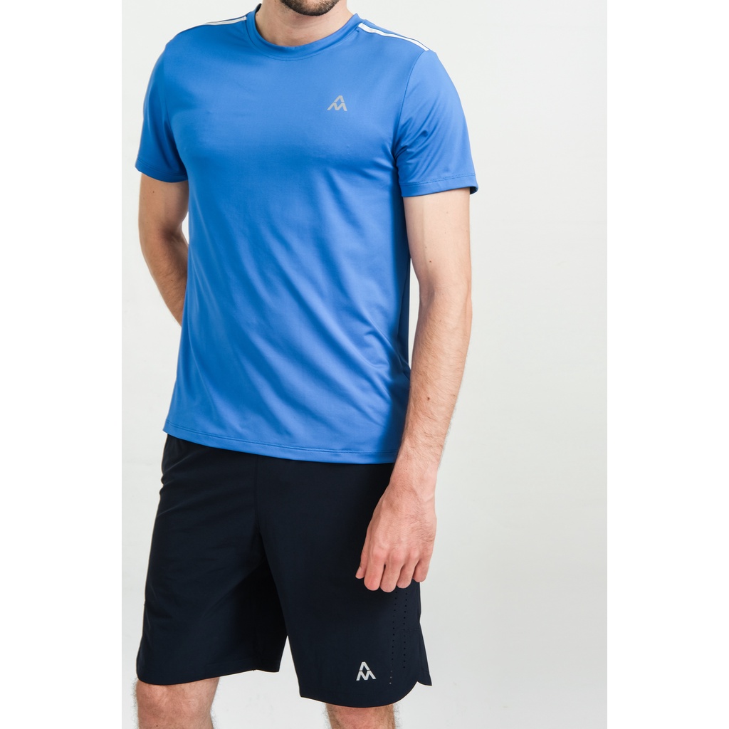 Áo T-shirt ngắn tay nam AM MT077 cổ tròn, dáng slimfit, thấm hút mồ hôi, nhanh khô. Sport1