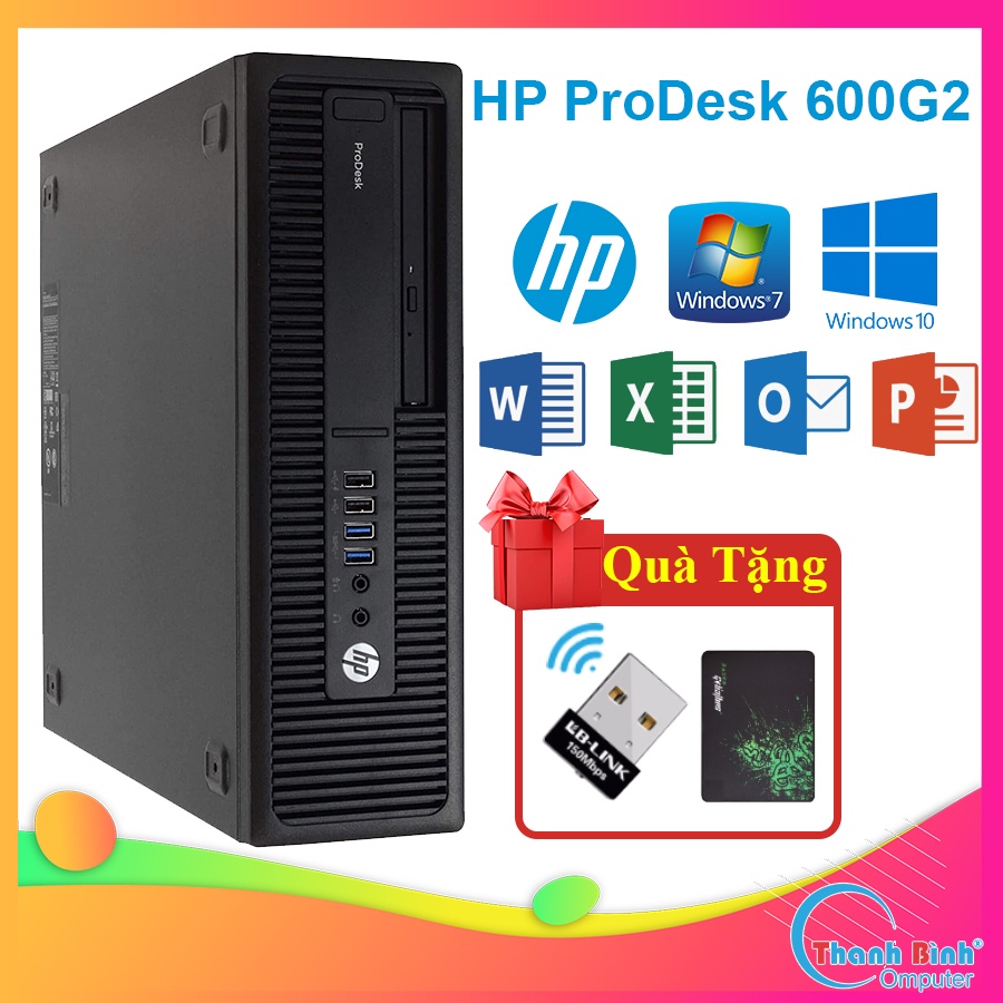 Máy Tính Để Bàn 💟ThanhBinhPC💟 Case Máy Tính - HP ProDesk 600G2 ( Pentium, Core i3, i5, i7 ) - Bảo Hành 12 Tháng. | BigBuy360 - bigbuy360.vn