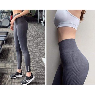 Quần dệt tập gym, yoga nâng mông, thon gọn vòng eo