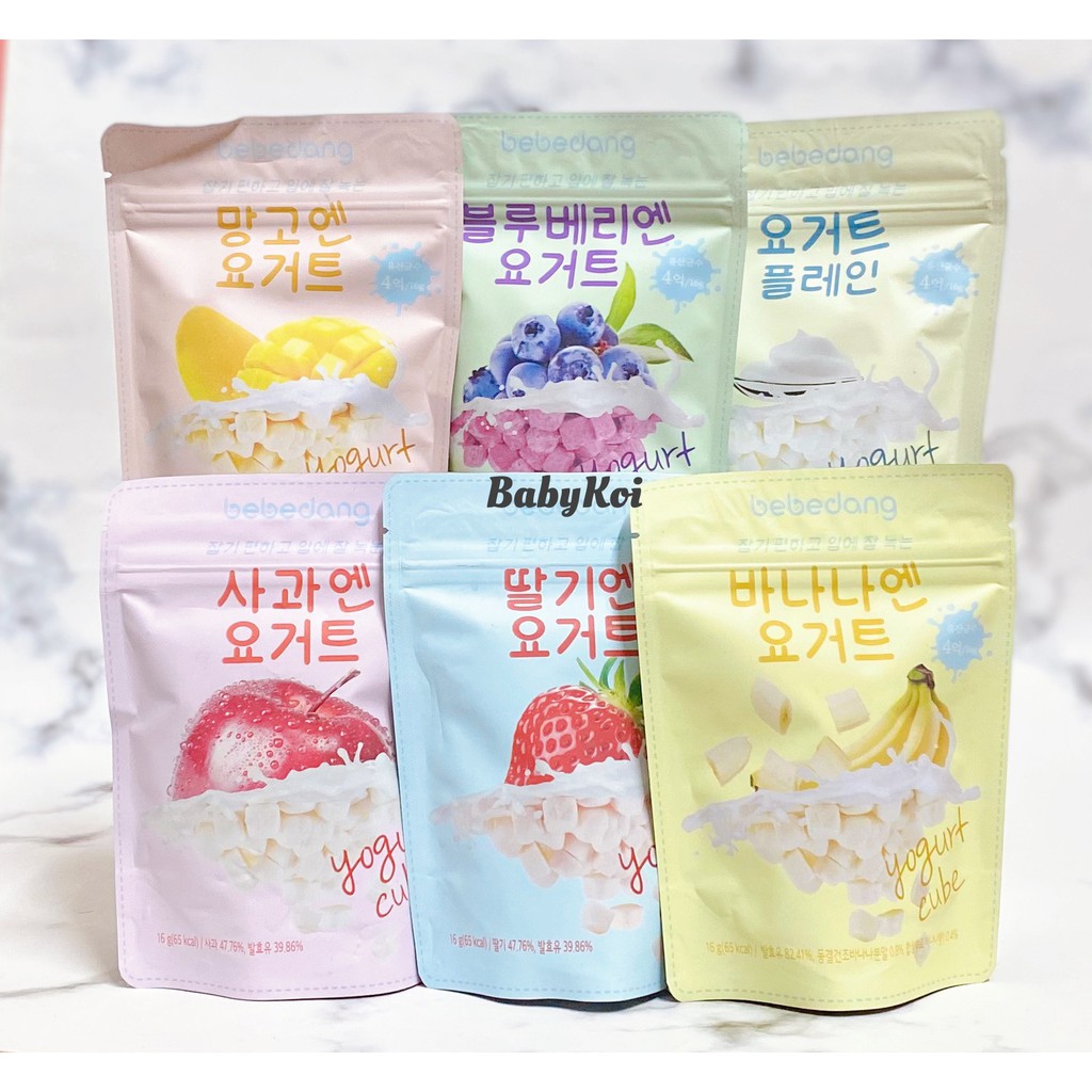 SỮA CHUA khô hoa quả sấy lạnh BEBEDANG Hàn Quốc date 11 thumbnail