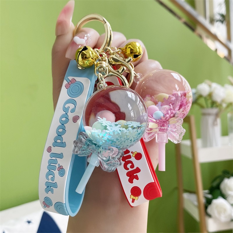 Móc Khóa Hình Kẹo Mút Bằng Acrylic Sáng Tạo