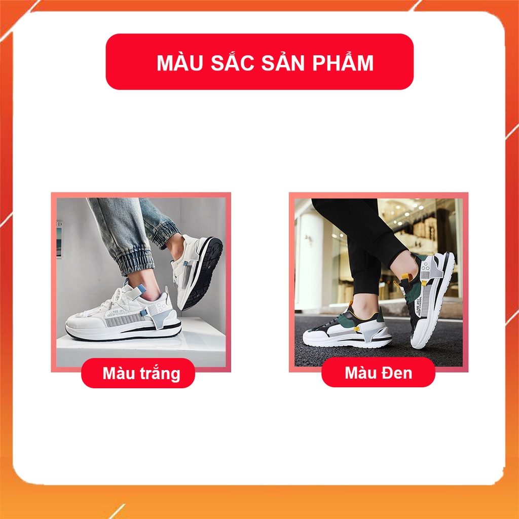 Giày thể thao nam sneaker đẹp tăng chiều cao GA407