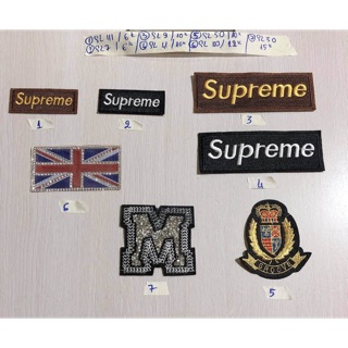 Sticker hình ủi logo supreme kiểu