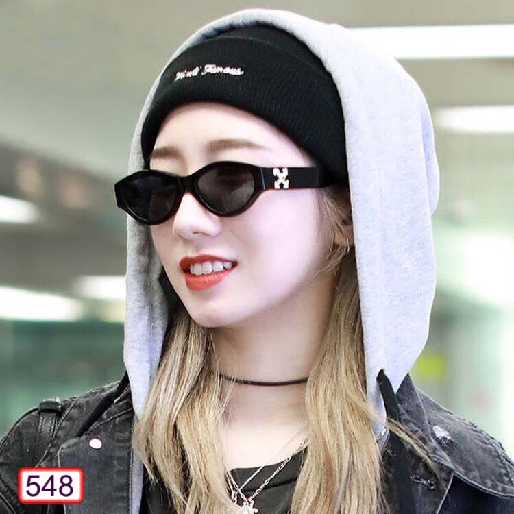 Mắt Kính Thời Trang Chữ X Black Offwhite 548 Hot Trend Siêu Hot - Hazo