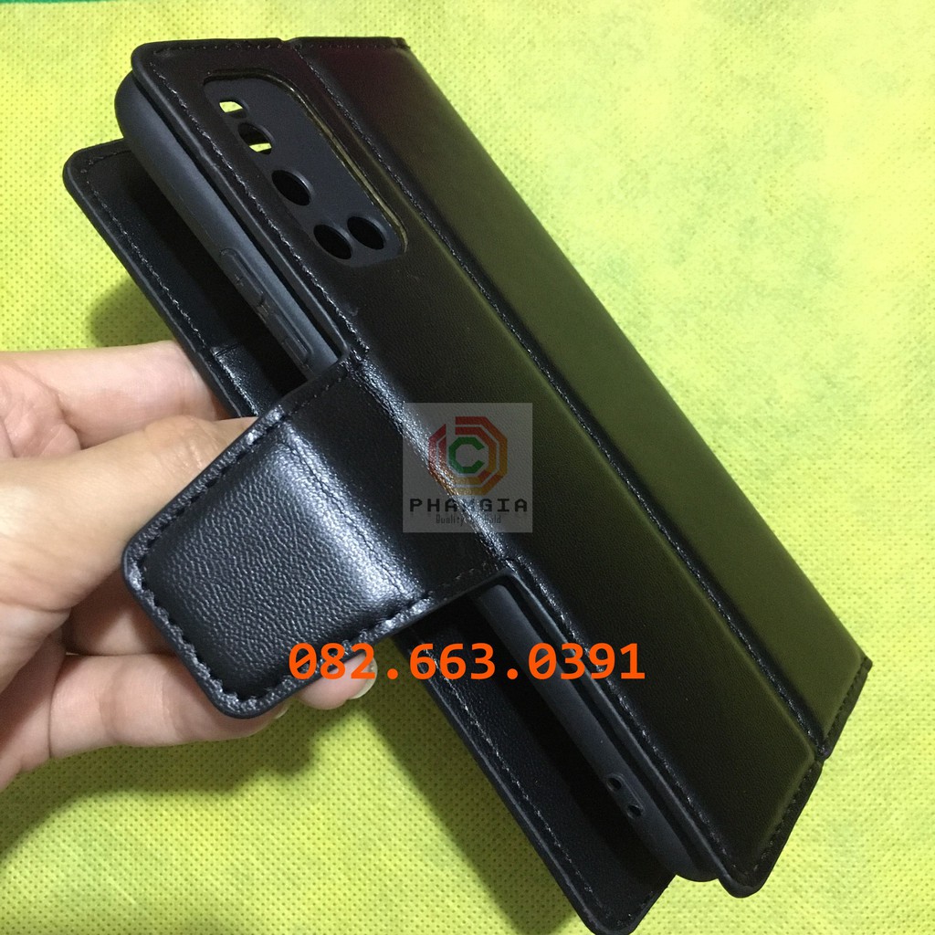 Bao da sang trọng có nắp gập dành cho Vivo V19