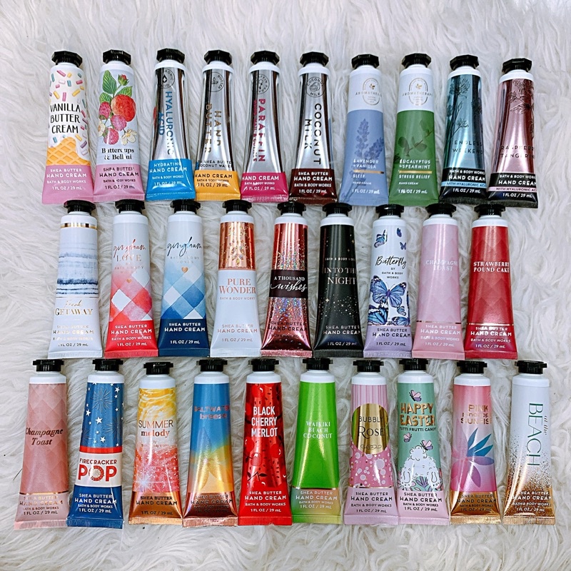 dưỡng da tay bath and body works