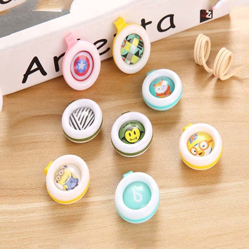 Vòng tay chống muỗi hình hoạt hình ngẫu nhiên cho trẻ em