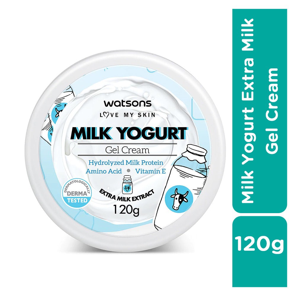 Gel Dưỡng Thể Watsons Milk Yogurt Extra Milk Extract Chiết Xuất Từ Sữa Bò 120g