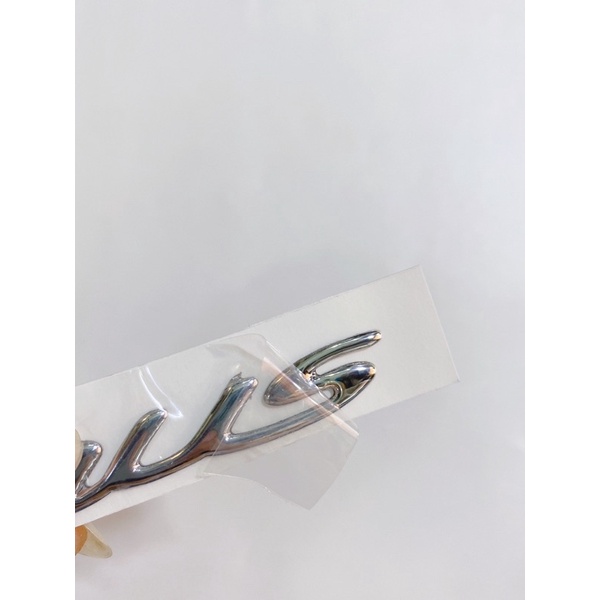 Bộ tem xe Janus chữ nổi dẻo dán trang trí xe, có sẵn keo tiện dụng