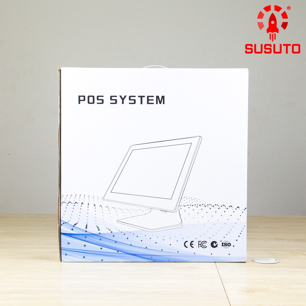 Máy POS bán hàng SC-130AS (i3, 4G DDR RAM, 64G SSD, 15 inch, Black, 2 màn)