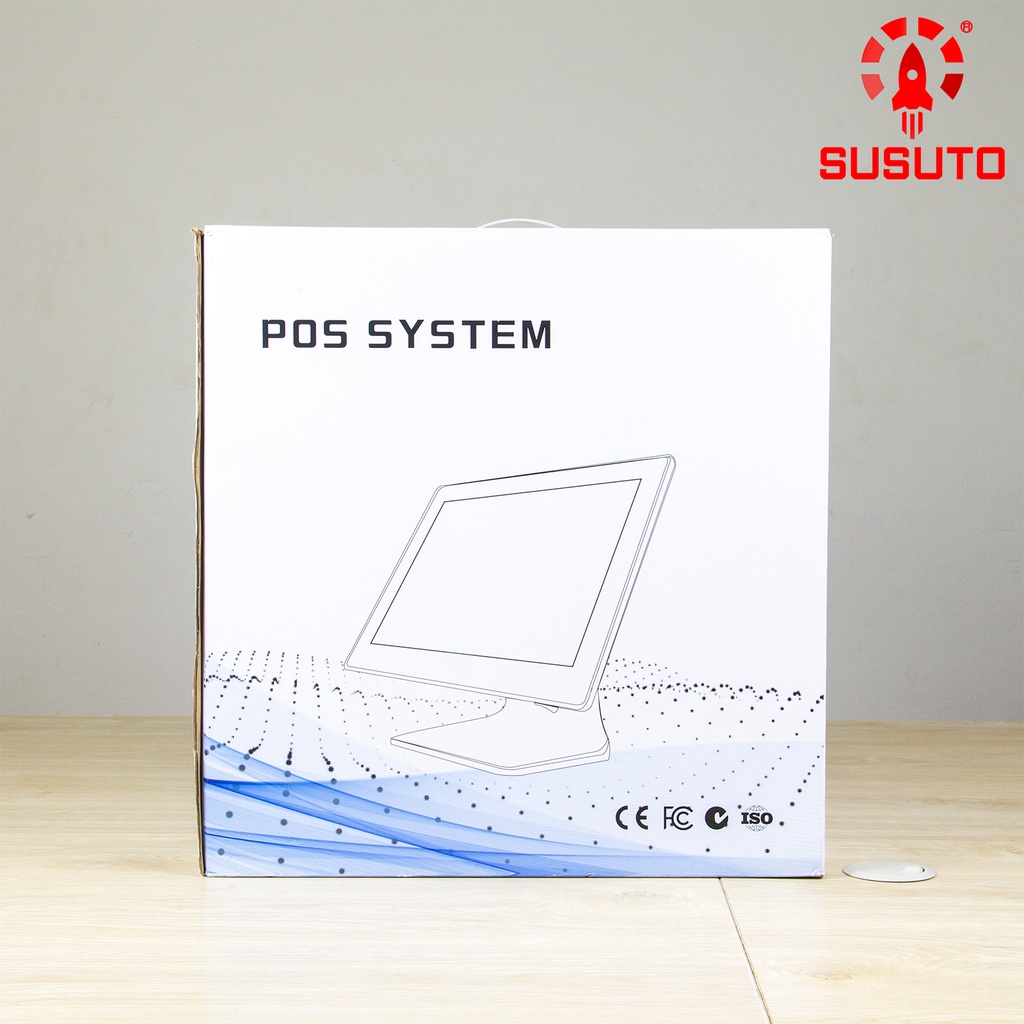 Máy POS bán hàng SC-130AS (i3, 4G DDR RAM, 64G SSD, 15 inch, Black, 2 màn) | BigBuy360 - bigbuy360.vn