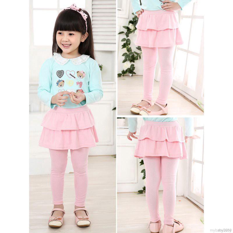 Quần Legging Và Váy Tutu Cho Bé Gái