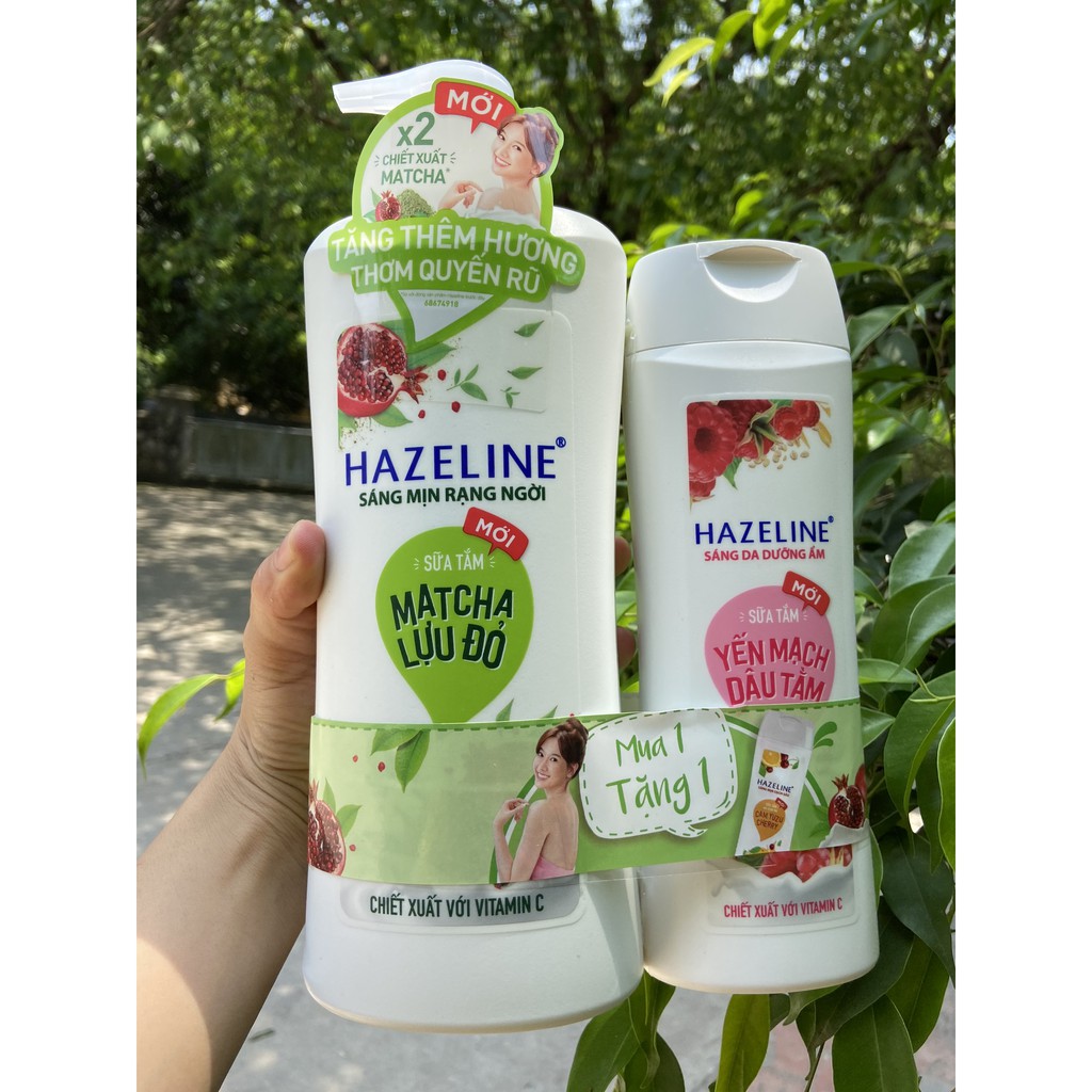 SỮA TẮM HAZELINE 900g có quà tặng