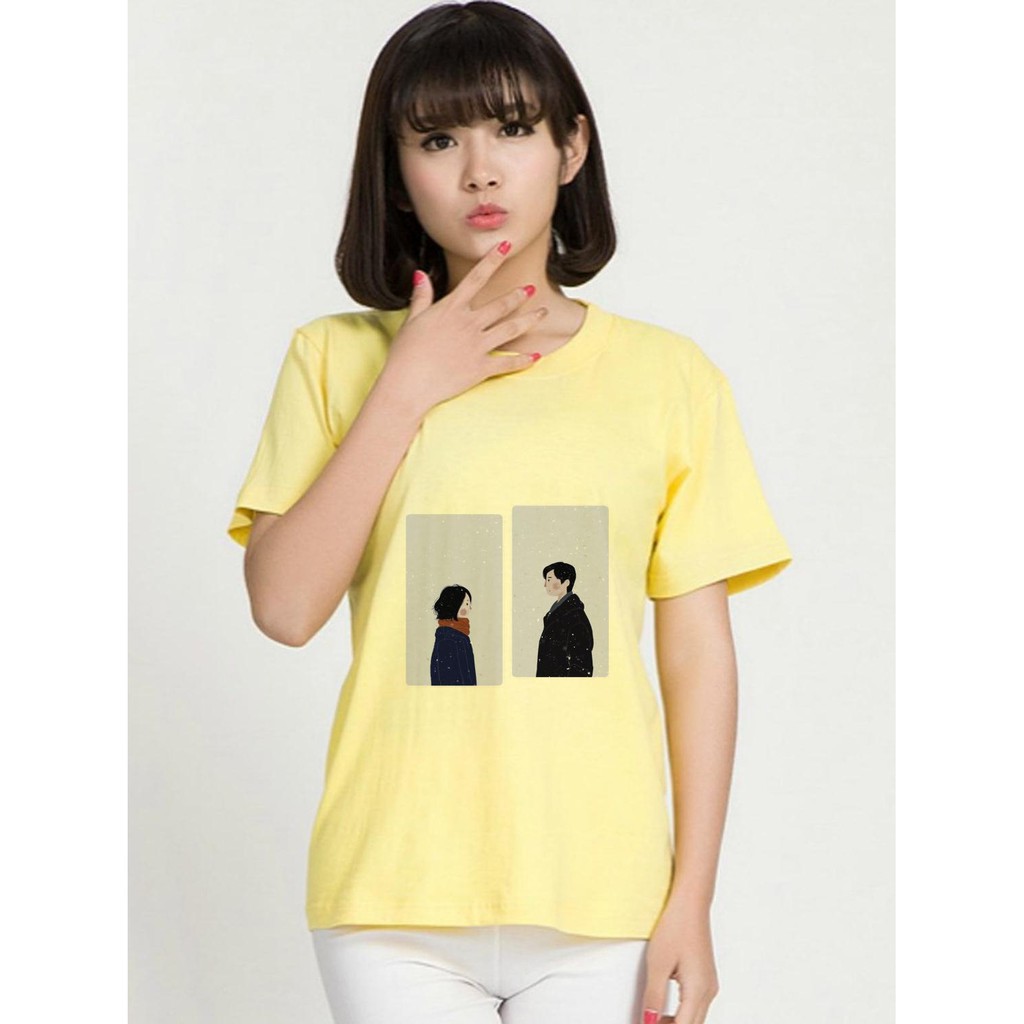 ÁO THUN NAM NỮ AT2046 TÌNH YÊU 2 NGƯỜI ANIME THỜI TRANG AOMI unisex PHONG CÁCH CÁ TÍNH ĐẸP