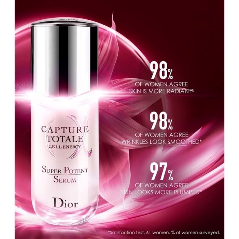 Sample serum Đẳng Cấp Siêu Tái Tạo Trẻ Hóa Da Dior Capture totale Mẫu thử 1ml