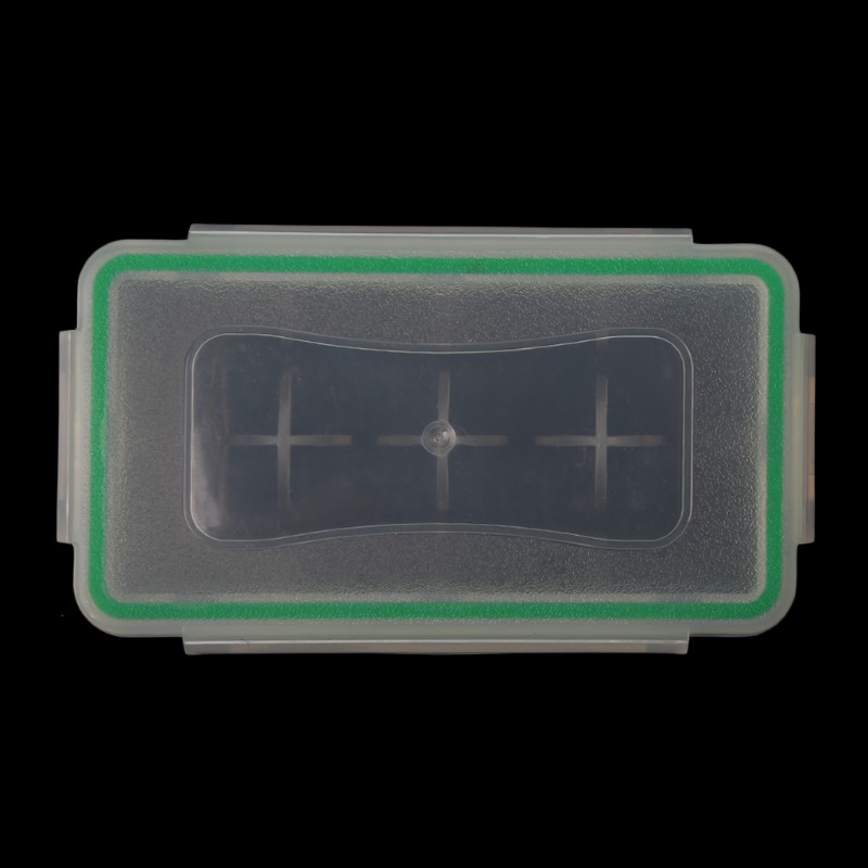 Hộp đựng 2 pin bằng nhựa trong suốt
